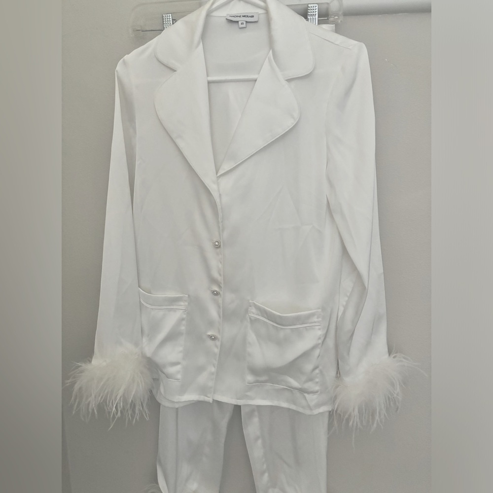 Nadine Merabi Darcie White Pajamas